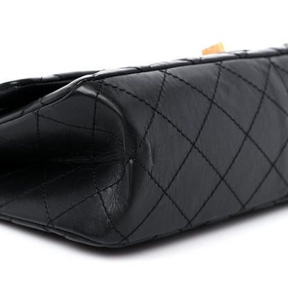 Chanel Aged Calfskin Quilted 2.55 Reissue 227 Flap Black 7 of 10