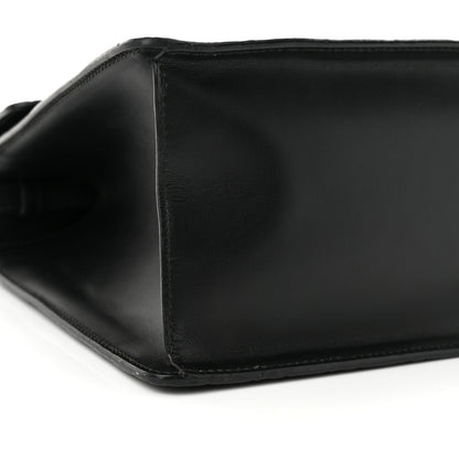 Gucci Guccissima Signature Medium Sylvie Top Handle Bag Black 9 of 11