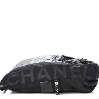 Chanel Nylon Drawstring Backpack Black 11 of 13