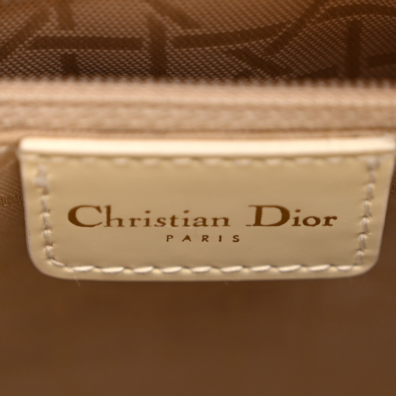 Christian Dior Glazed Calfskin Cannage Medium Lady Dior White 6 of 10