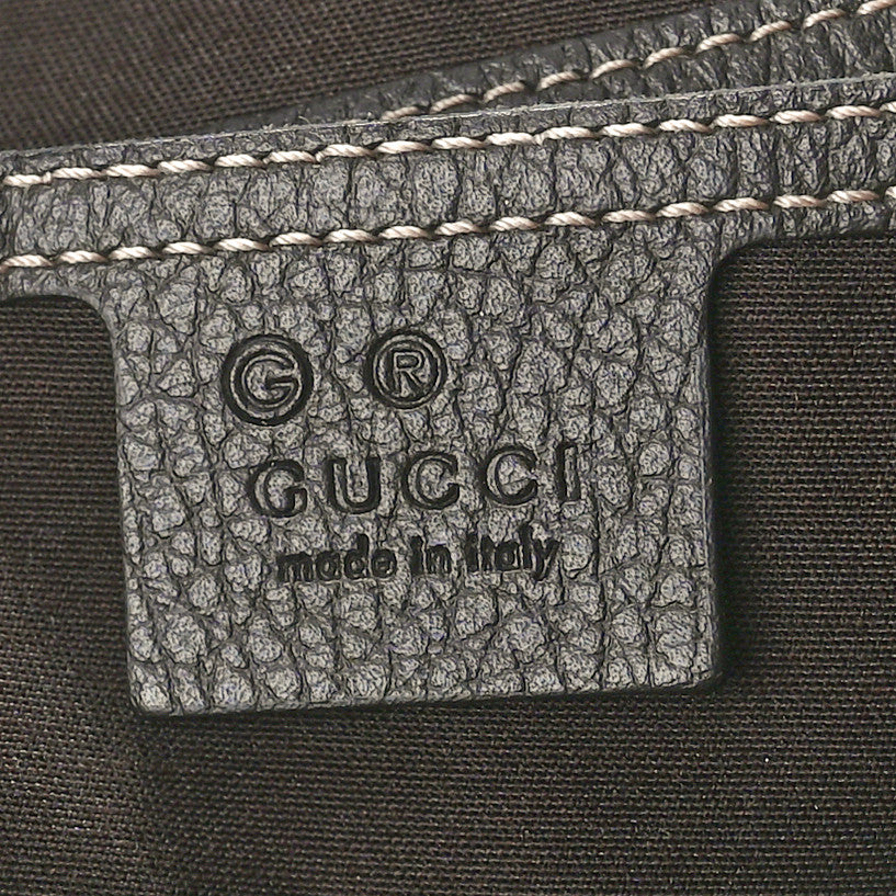 Crystal Monogram Medium Abbey Shoulder Bag Dark Brown
