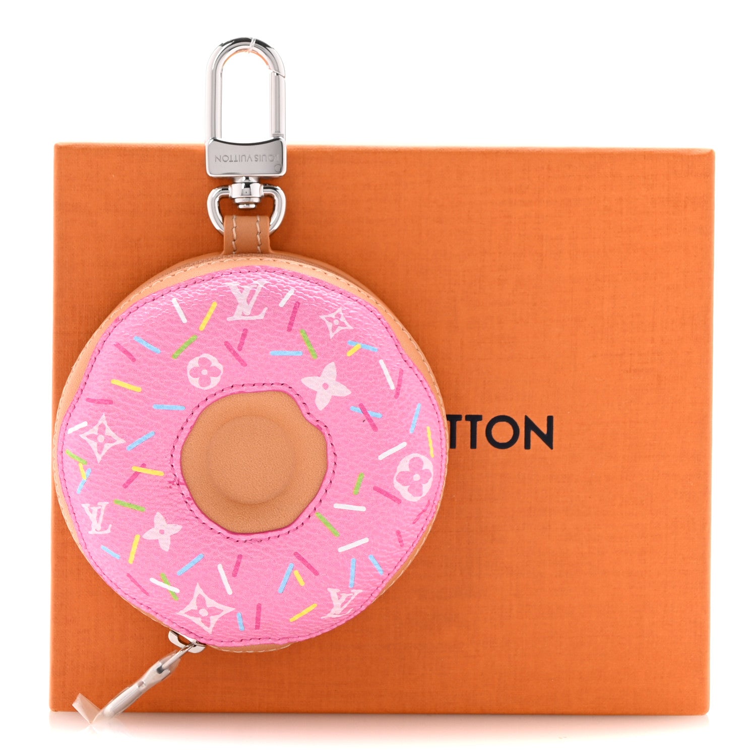 Louis Vuitton LV Donut Bag Charm Key Holder Pink 5 of 5