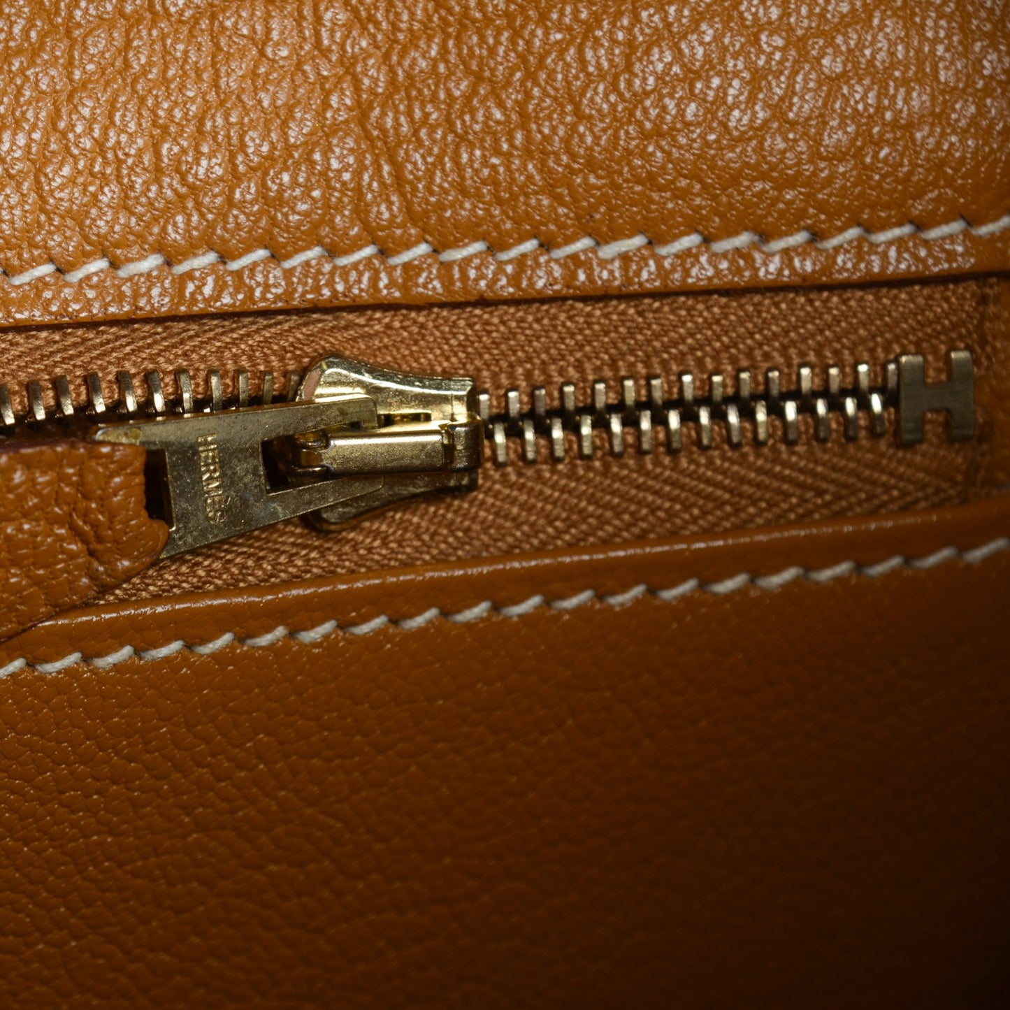 Chevre De Coromandel Birkin 35 Caramel