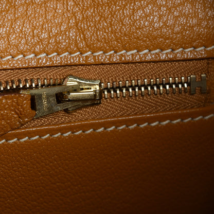 Hermes Chevre De Coromandel Birkin 35 Caramel 13 of 22