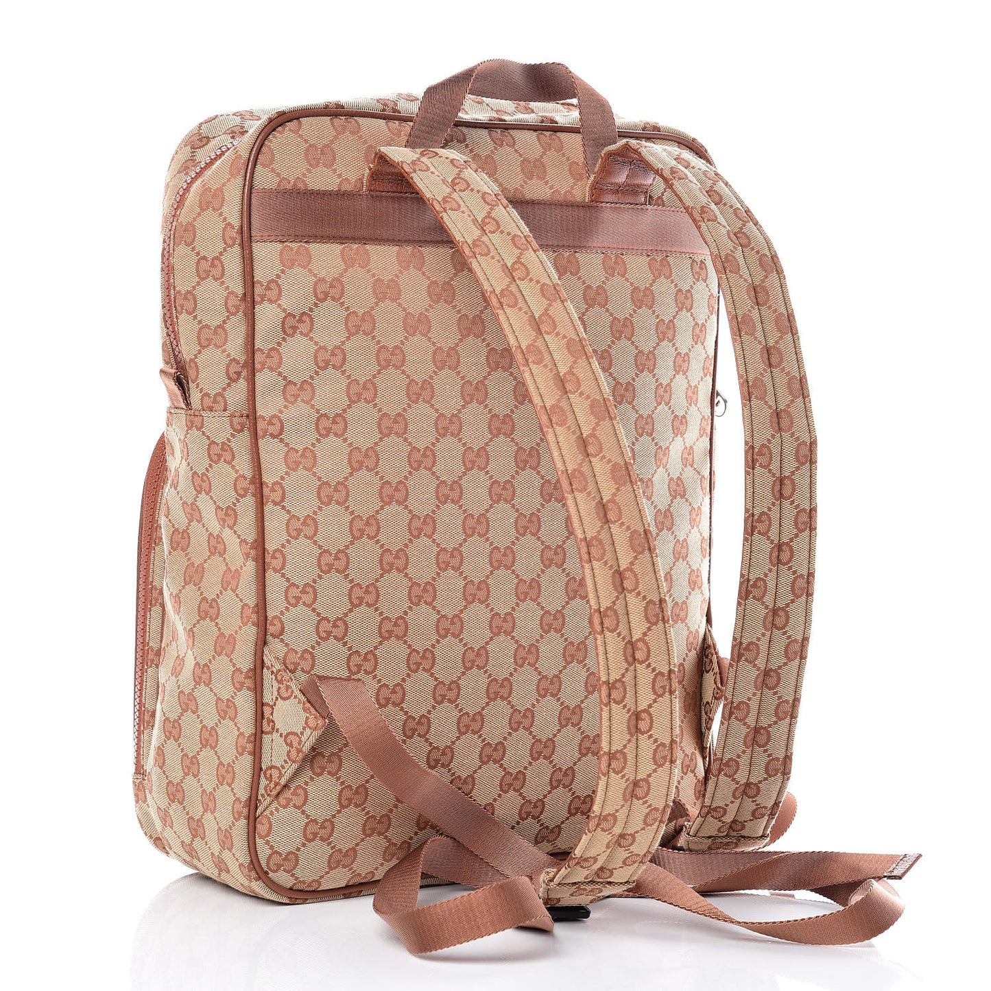 X MLB GG Monogram NY Yankees Medium Backpack Beige Ruggine Ivory