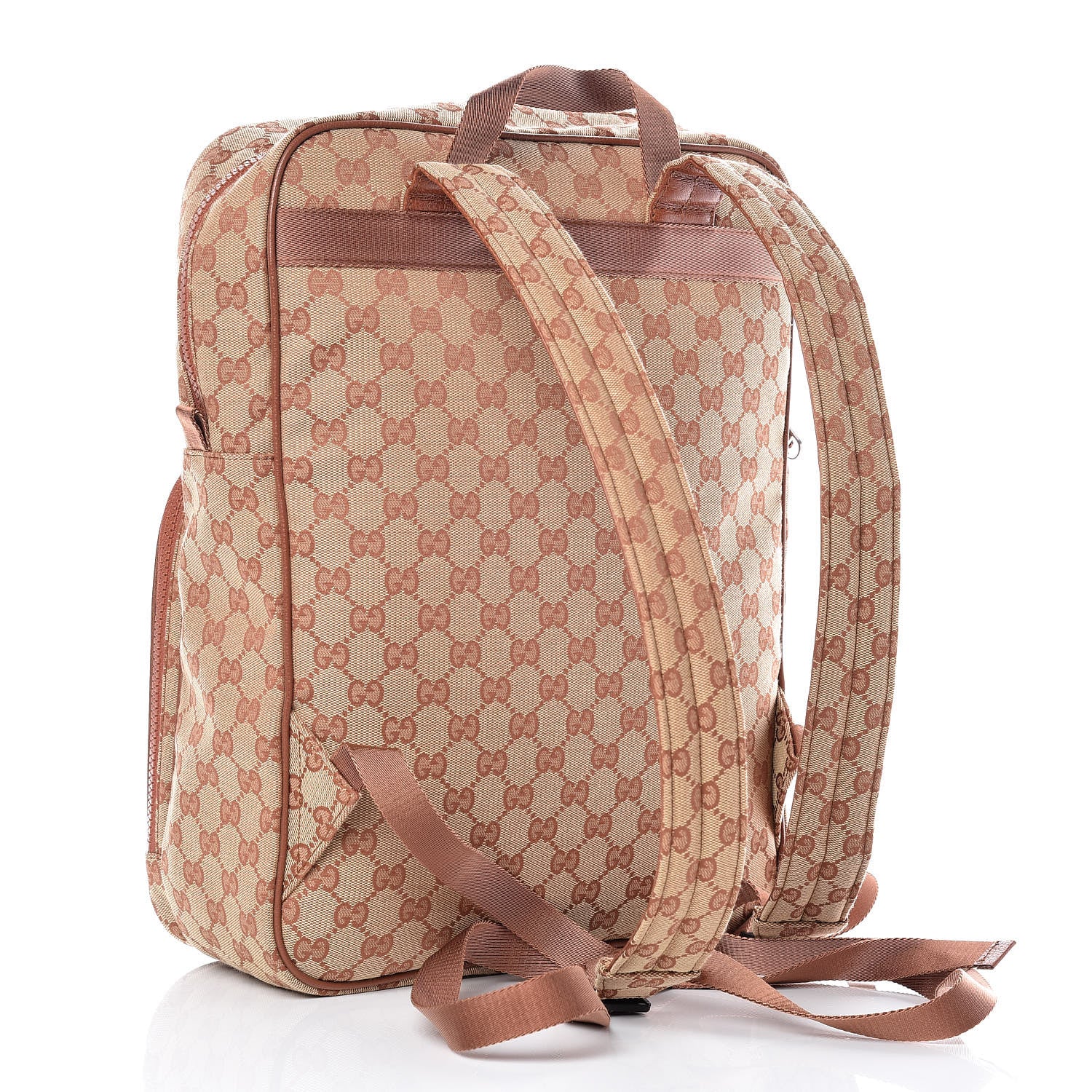 Gucci X MLB GG Monogram NY Yankees Medium Backpack Beige Ruggine Ivory 3 of 11