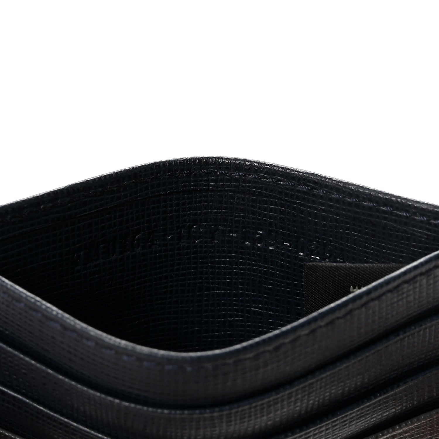 Fendi Vitello Elite Monster Eyes Inlay Card Holder Asfalto Papavero Black 7 of 7