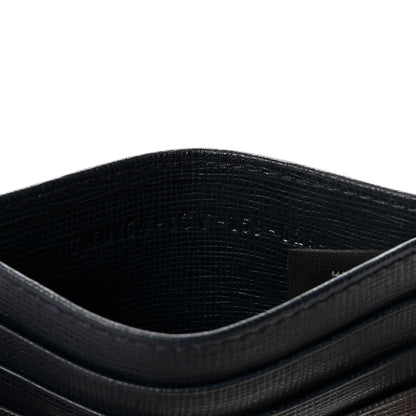 Fendi Vitello Elite Monster Eyes Inlay Card Holder Asfalto Papavero Black 7 of 7