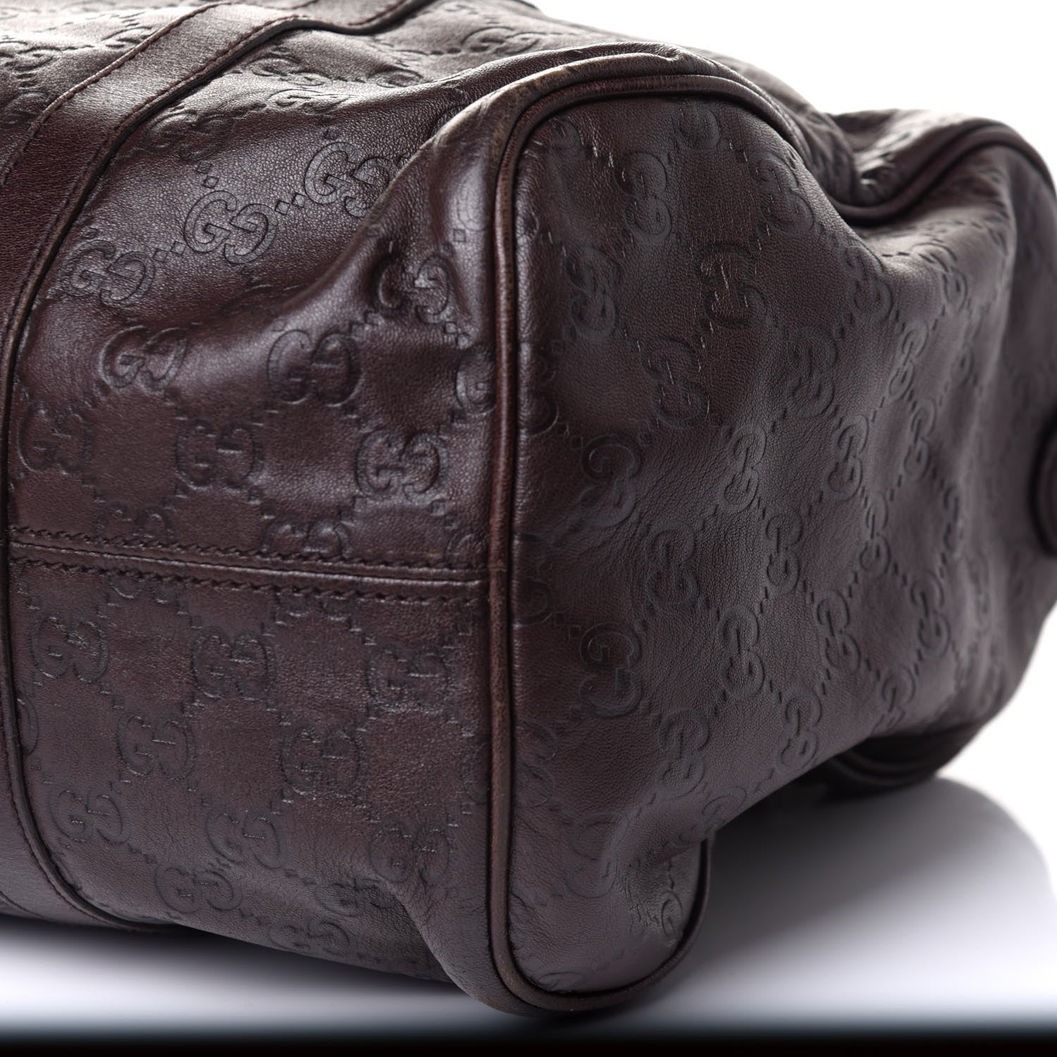 Gucci Guccissima Medium Joy Boston Dark Brown 10 of 12