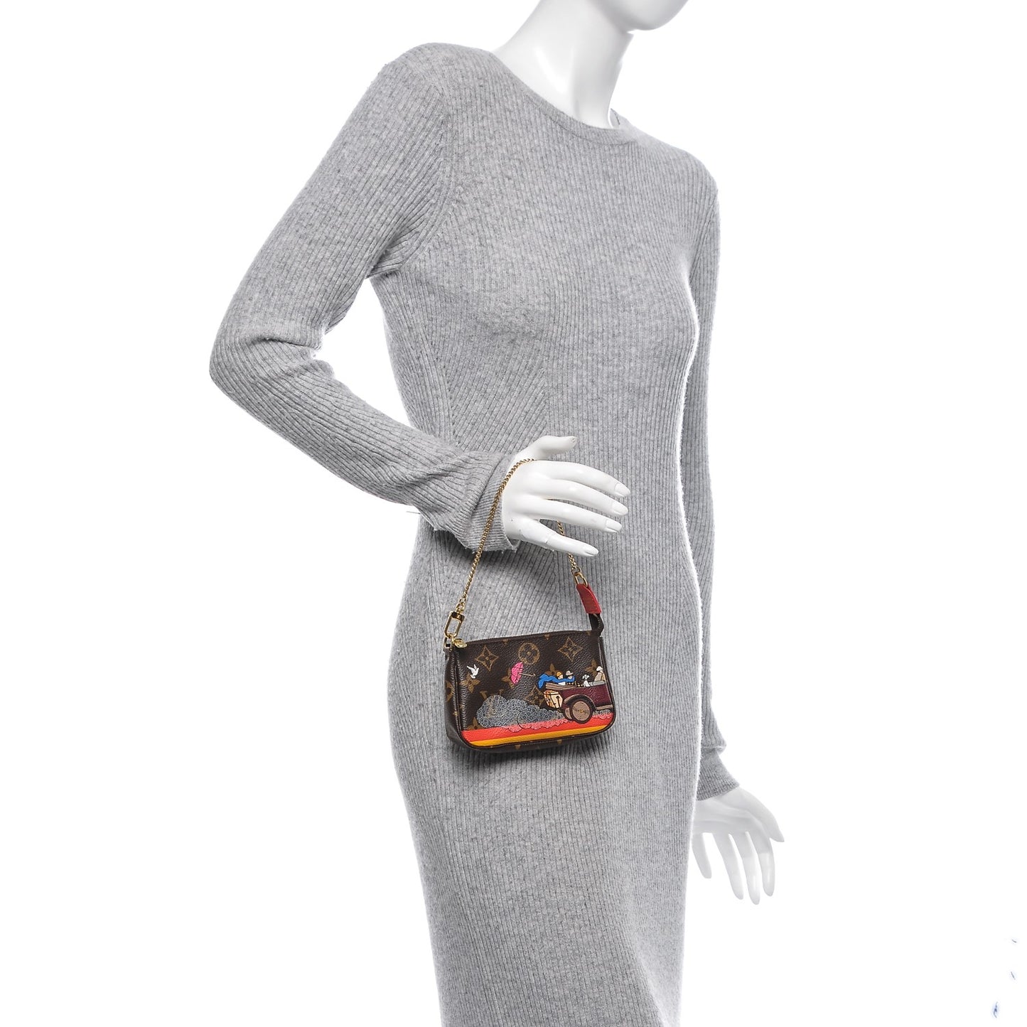 Monogram 2015 Christmas Animation Mini Pochette Accessories