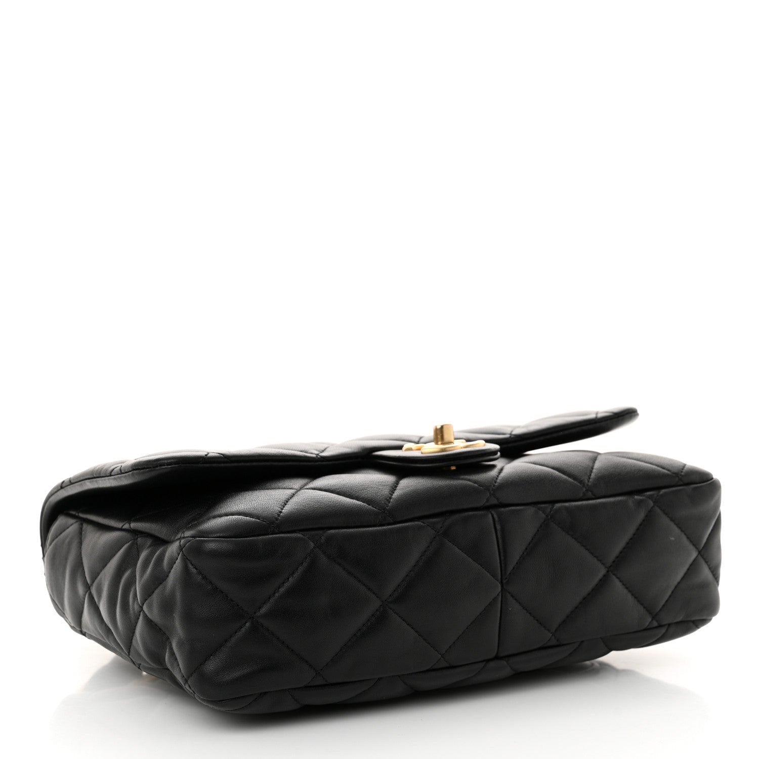 Chanel Lambskin Quilted Large CC Funky Town Flap Black 4 of 11