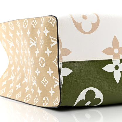 Louis Vuitton Monogram Giant Onthego GM Kaki Beige 9 of 14