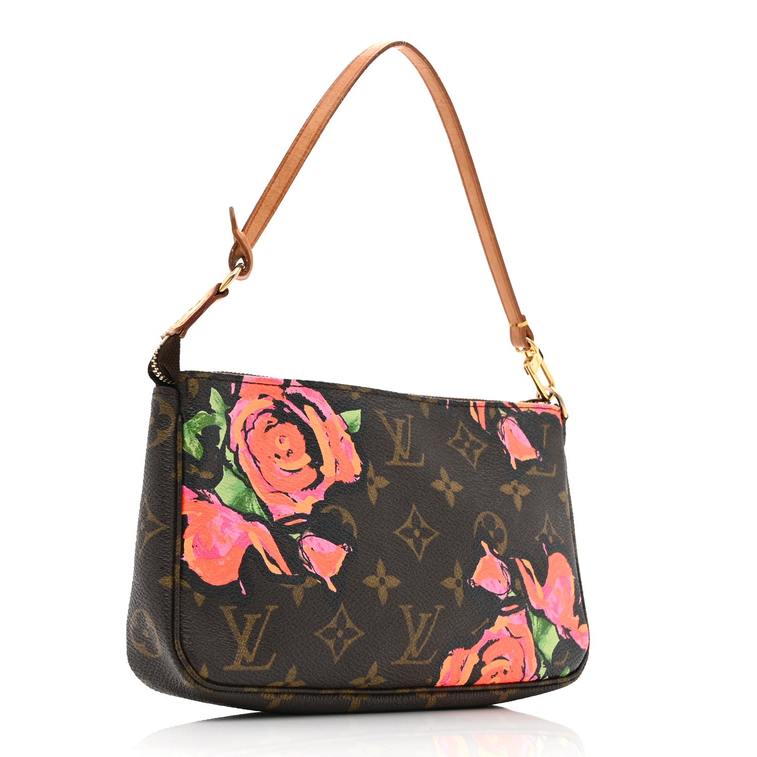 Louis Vuitton Monogram Roses Pochette Accessories 3 of 11