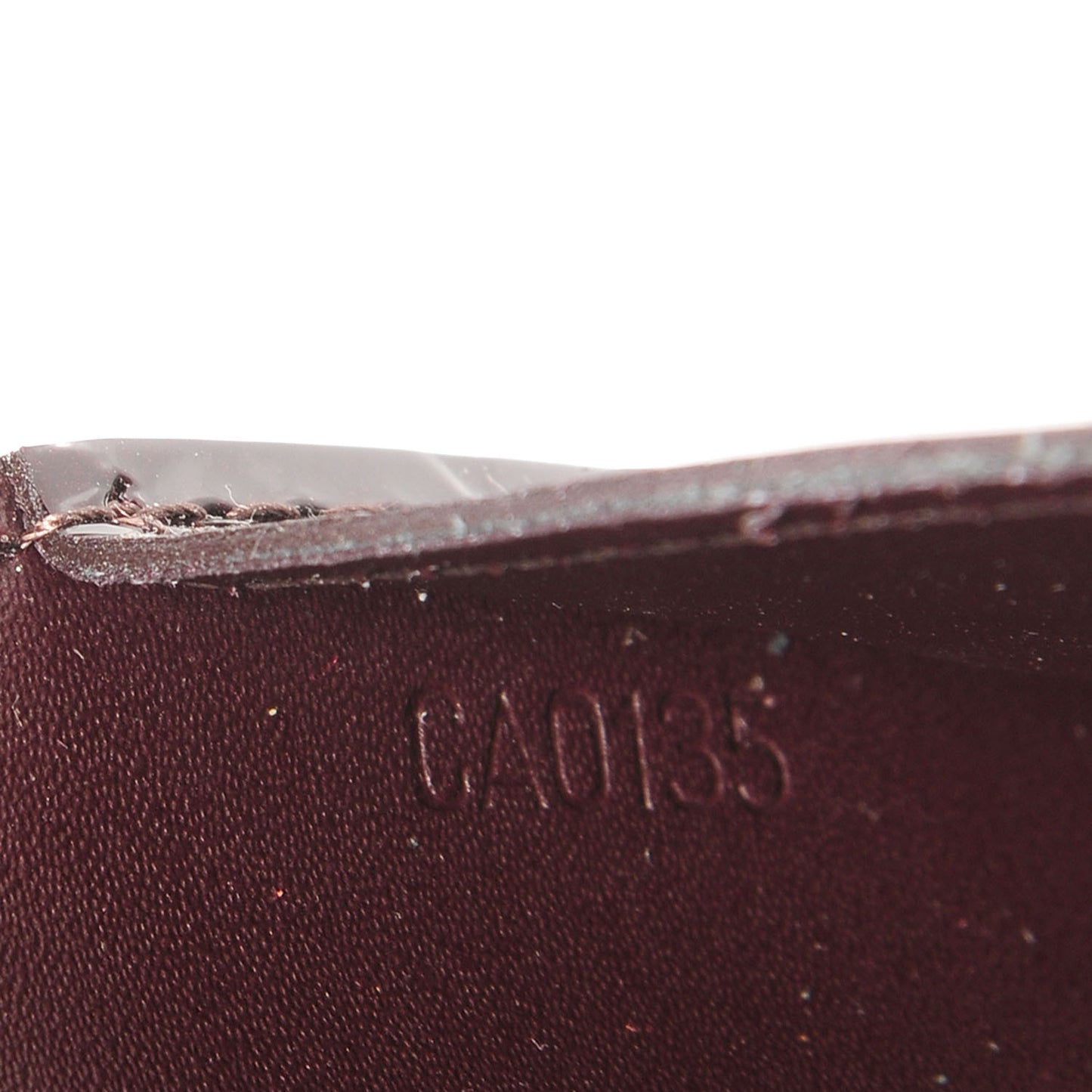 Vernis Business Card Holder Amarante