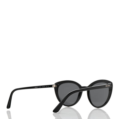 Prada Acetate Cat Eye Sunglasses SPR 02V Black 4 of 8