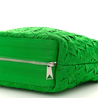 Bottega Veneta Canvas Maxi Intrecciato Webbing Cassette Crossbody Bag Green 10 of 13