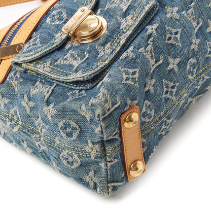 Louis Vuitton Monogram Denim Baggy PM Blue 5 of 7