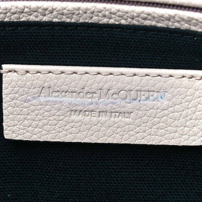 Alexander McQueen Pebbled Calfskin Small Skull Padlock Zip Around Tote Teint 6 of 9