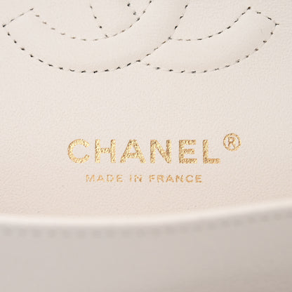Chanel Caviar Quilted Small Double Flap White 6 of 10