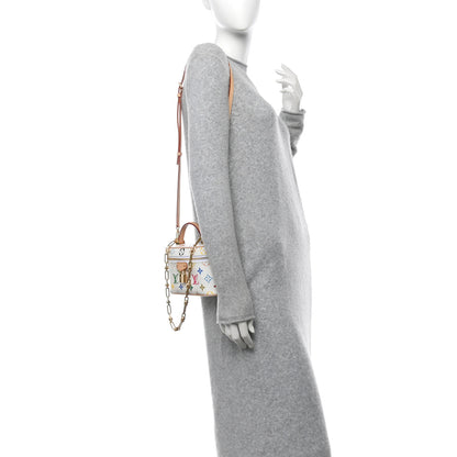 Louis Vuitton LV x TM Monogram Multicolor Vanity Chain Pouch White 2 of 9