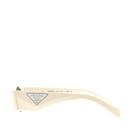 Prada Acetate Oval Symbole Sunglasses SPR 20Z White 3 of 7