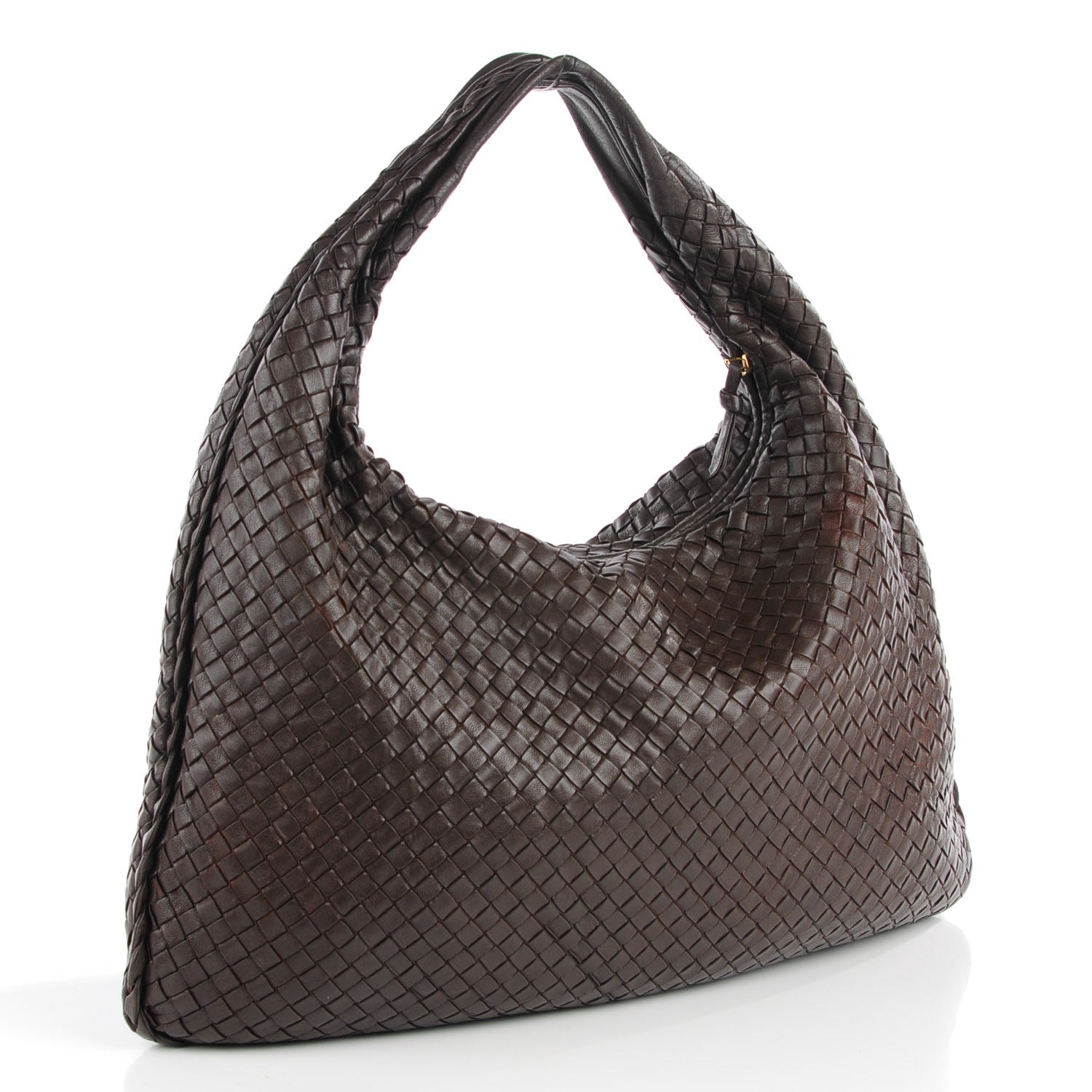 Bottega Veneta Nappa Intrecciato Large Veneta Hobo Ebano 3 of 8