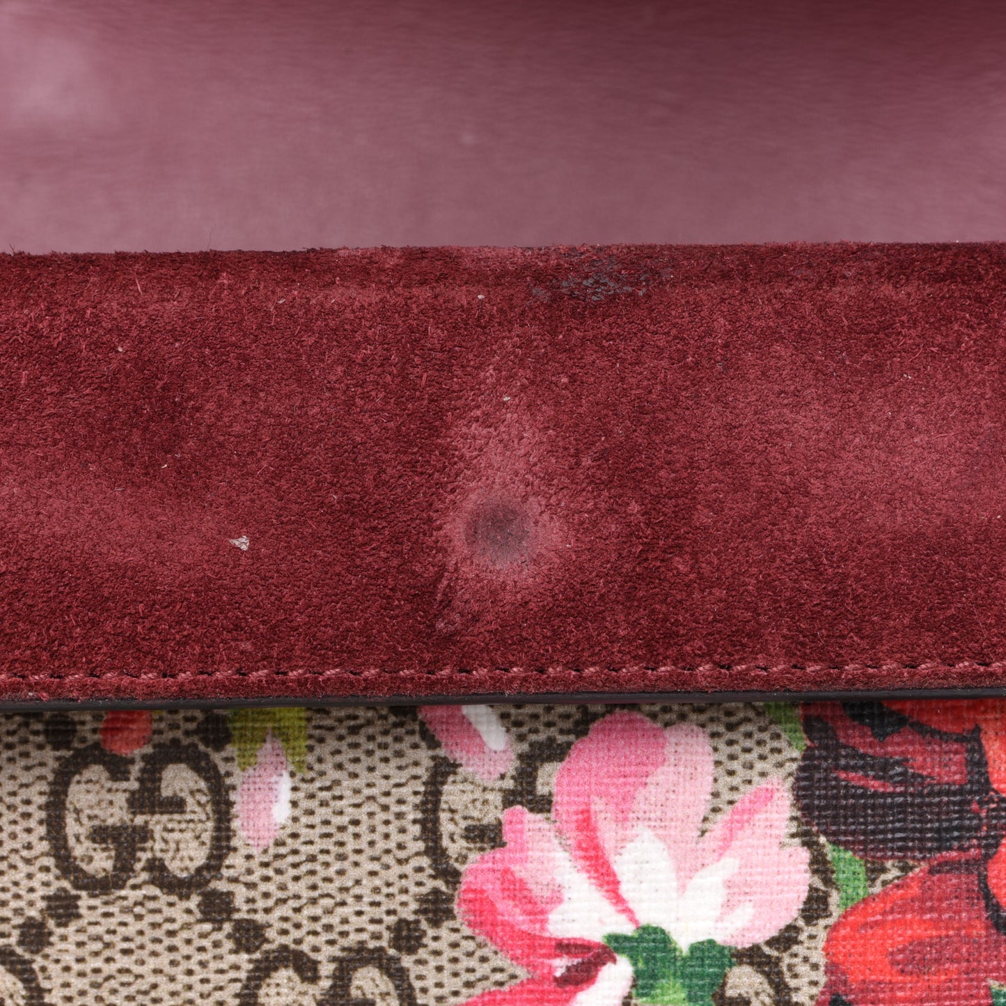 GG Supreme Monogram Blooms Super Mini Dionysus Shoulder Bag Beige Multicolor Dry Rose