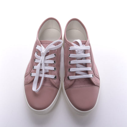 Gucci GG Monogram Calfskin Womens Low Top Sneakers 37 Pink Soft Pink 7 of 13