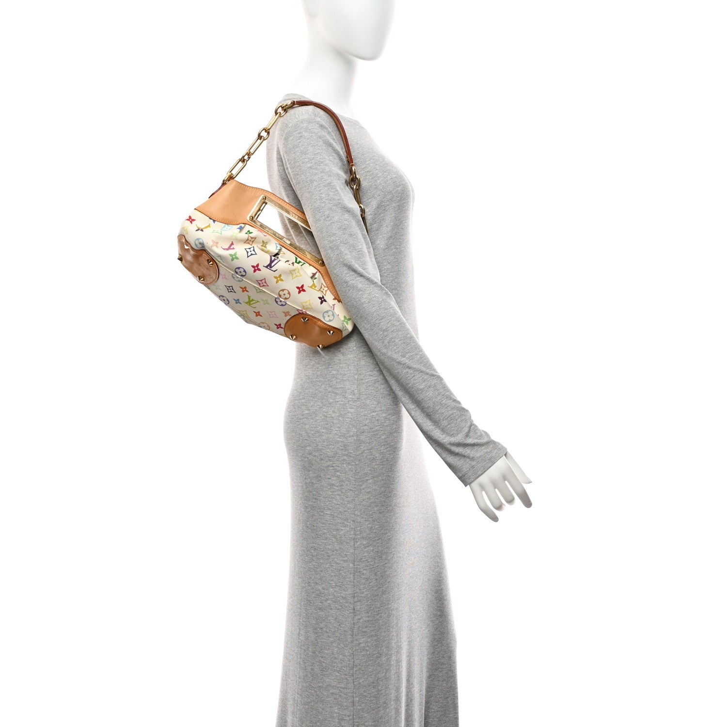 Louis Vuitton Monogram Multicolor Judy PM White 2 of 22