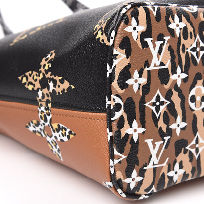 Louis Vuitton Monogram Giant Jungle Neverfull MM Black 8 of 13