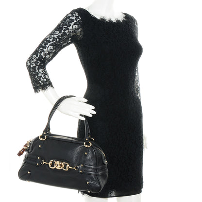 Gucci Leather Wave Boston Black 2 of 7