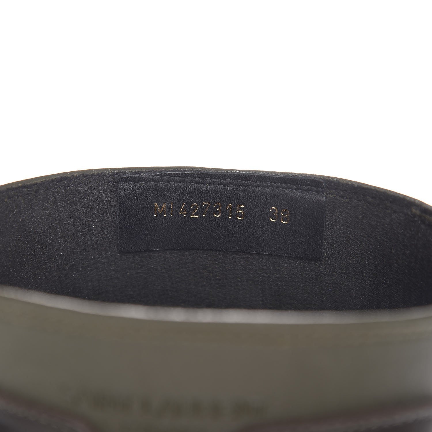 Saint Laurent Rubber Festival 25 High Rain Boots 38 Khaki 8 of 10