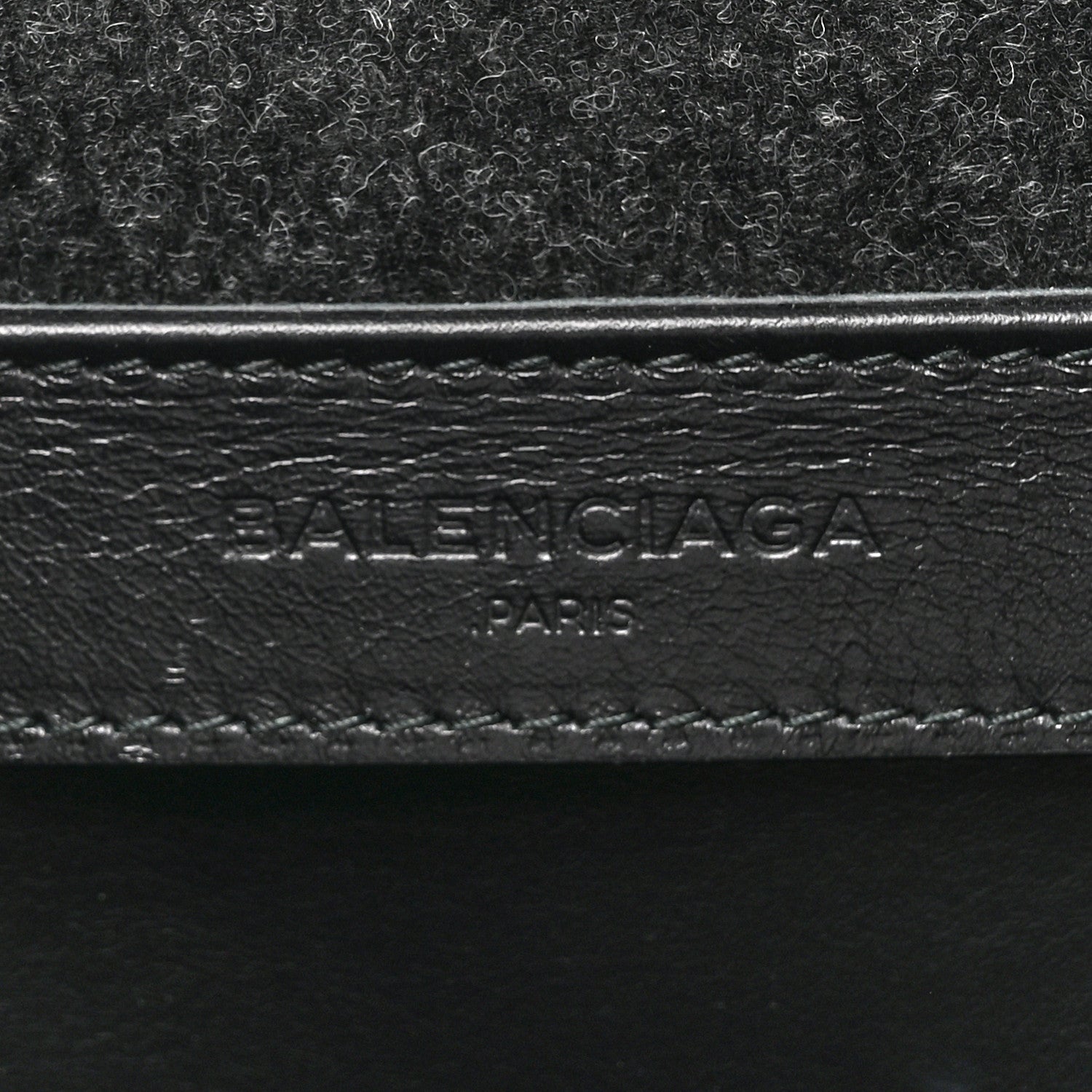 Balenciaga Felt Calfskin Papier A4 Tote Grey Black 6 of 15