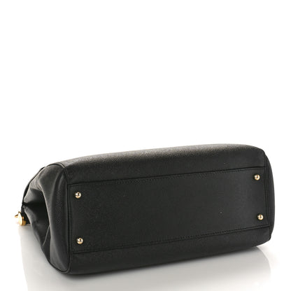 Dolce & Gabbana Dauphine Large Miss Sicily Satchel Black 4 of 10