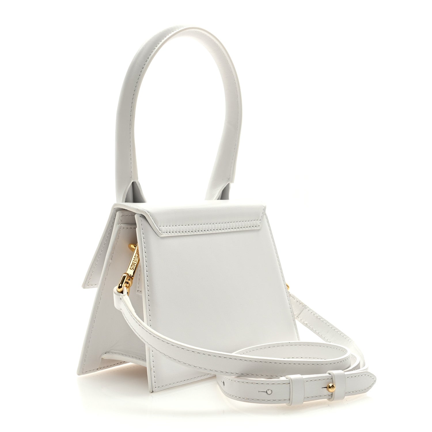 Jacquemus Smooth Calfskin Le Chiquito Moyen White 3 of 8
