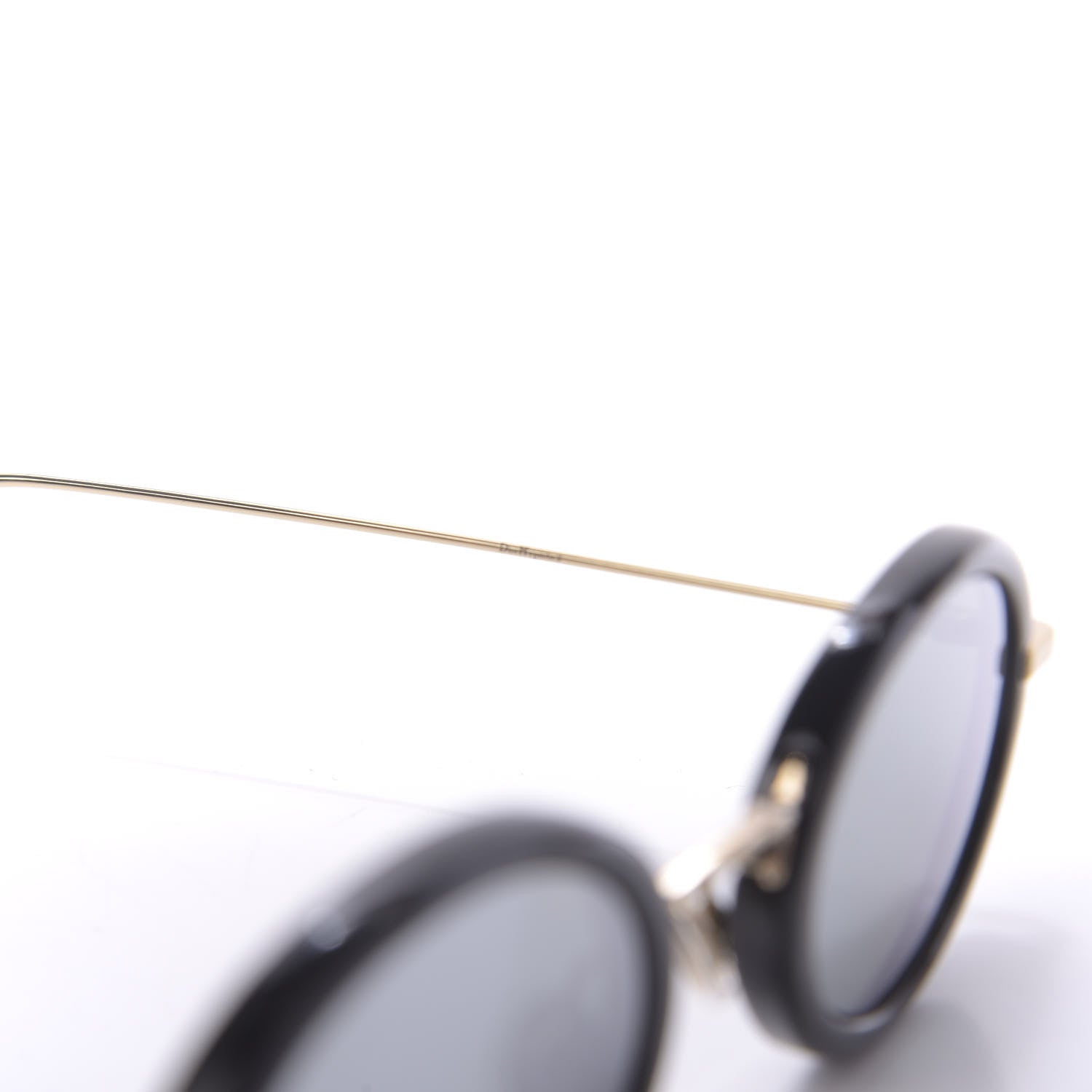 Christian Dior Hypnotic 2 Round Sunglasses Gold Black 6 of 9