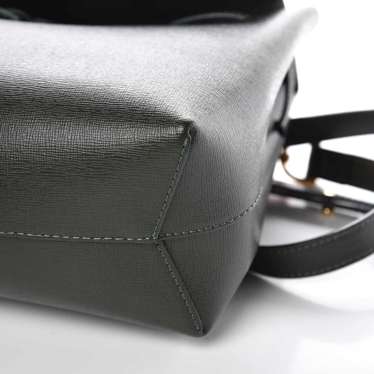 Saffiano Mini Lady Bag Moss