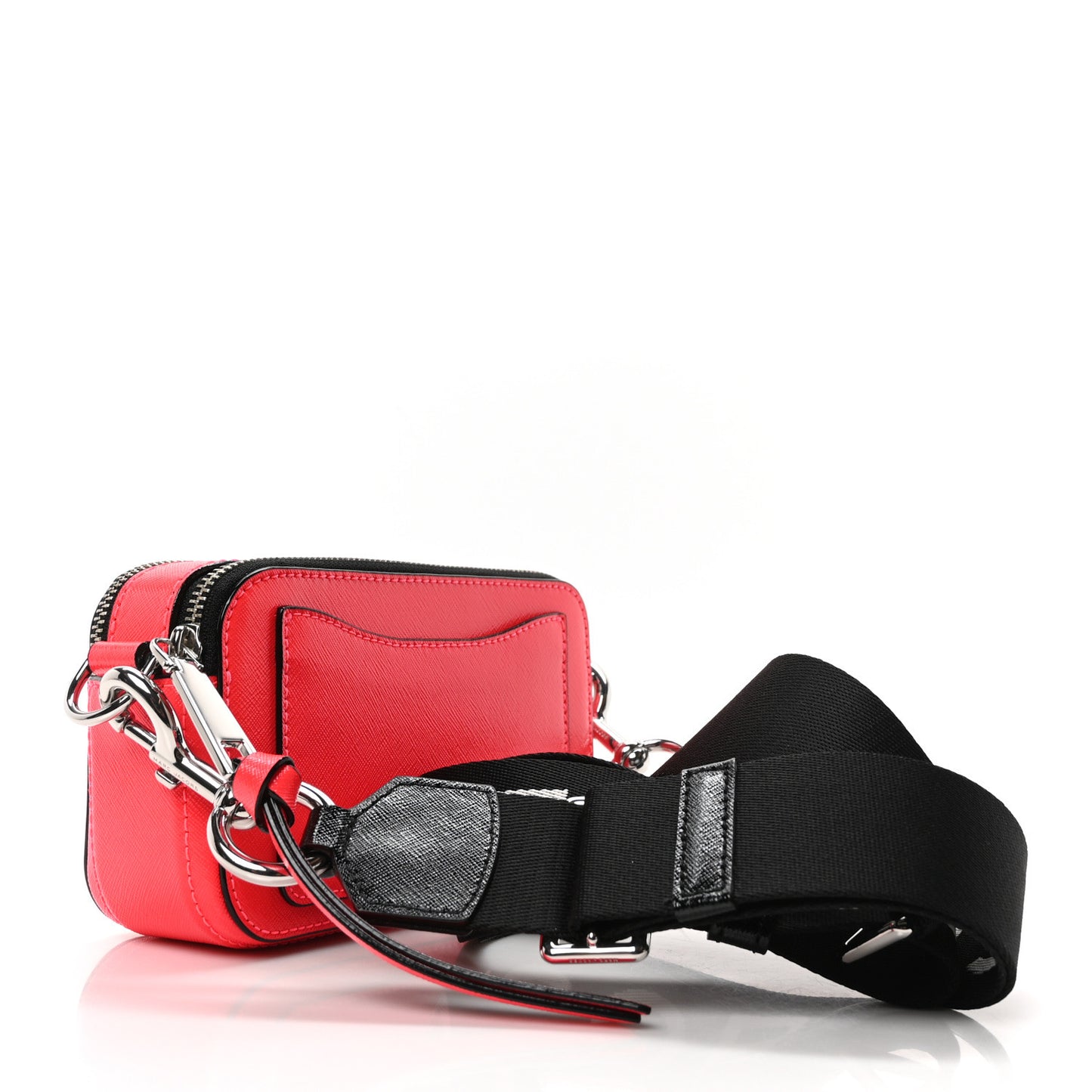 Saffiano Small Snapshot Camera Bag Hot Pink