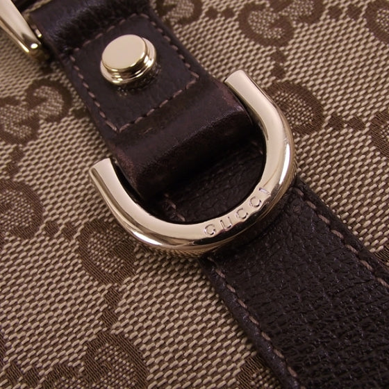 Monogram Medium Abbey Tote Brown