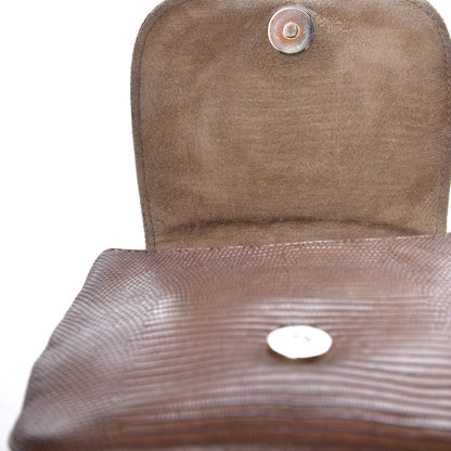 Gucci Lizard Small 1973 Chain Shoulder Bag Brown 7 of 11