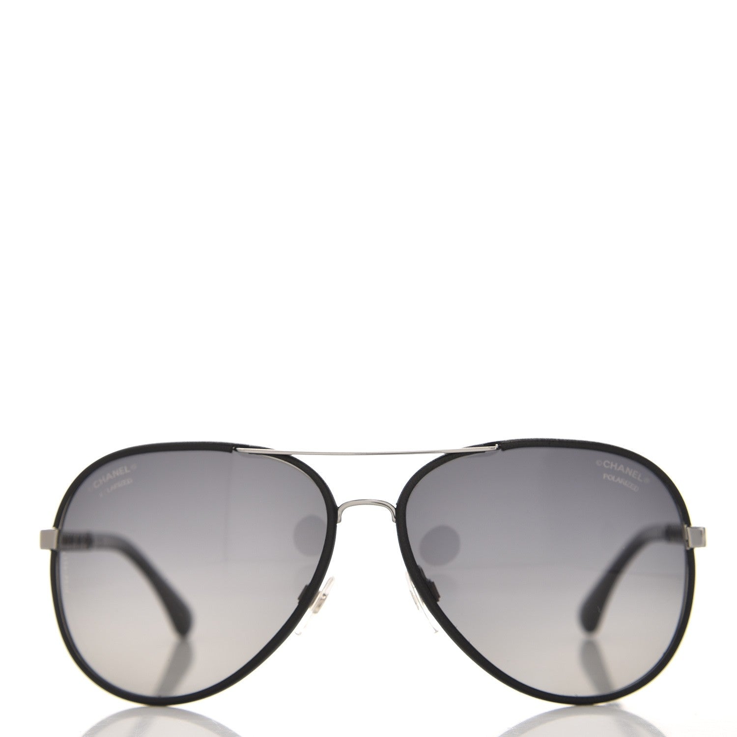 Chanel Pilot Winter Sunglasses 4219-Q Black 2 of 9