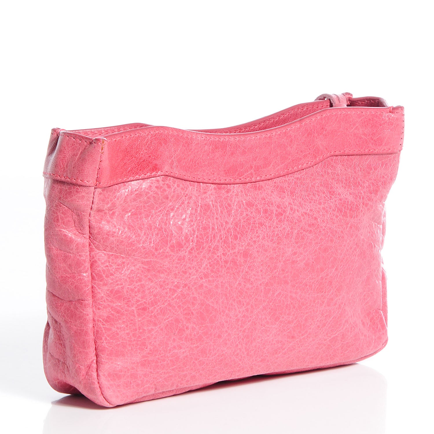 Balenciaga Agneau Porte Toilette Makeup Clutch Framboise 6 of 13