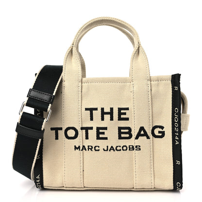 Marc Jacobs Jacquard Small The Traveler Tote Bag Warm Sand 1 of 8