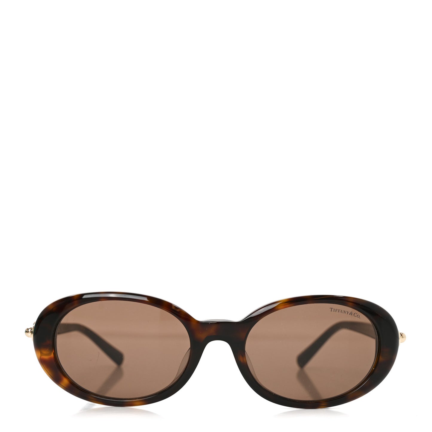Acetate Hardwear Oval Sunglasses TF4242D Tortoise Brown