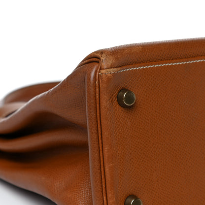 Hermes Courchevel Kelly Retourne 32 Gold 9 of 18