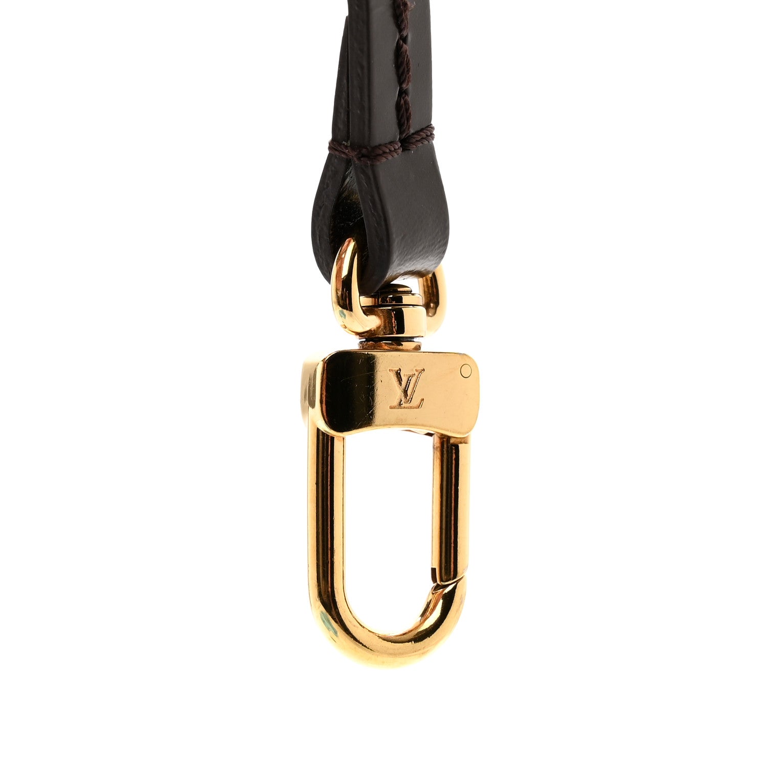 Louis Vuitton Calfskin Pochette Accessories Strap Brown 3 of 3