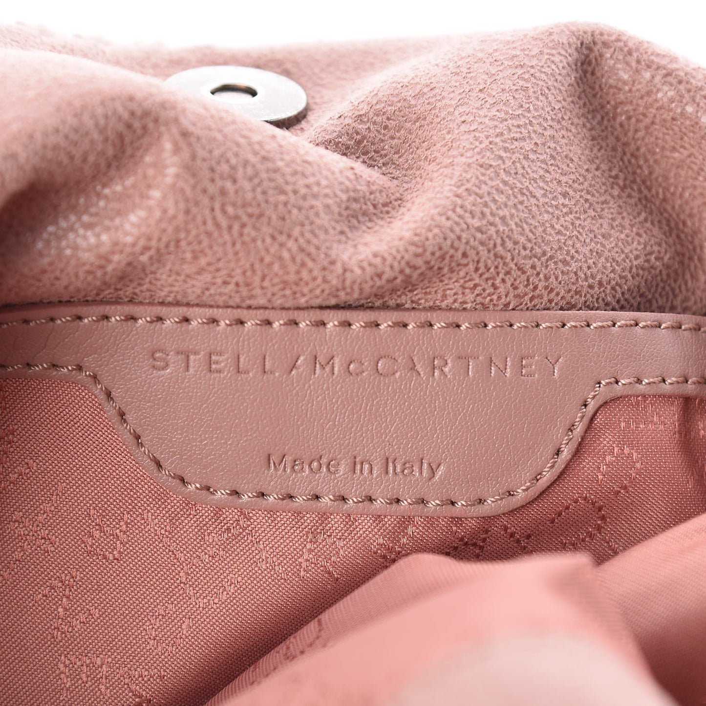 Shaggy Deer Mini Falabella Fold Over Tote Pink