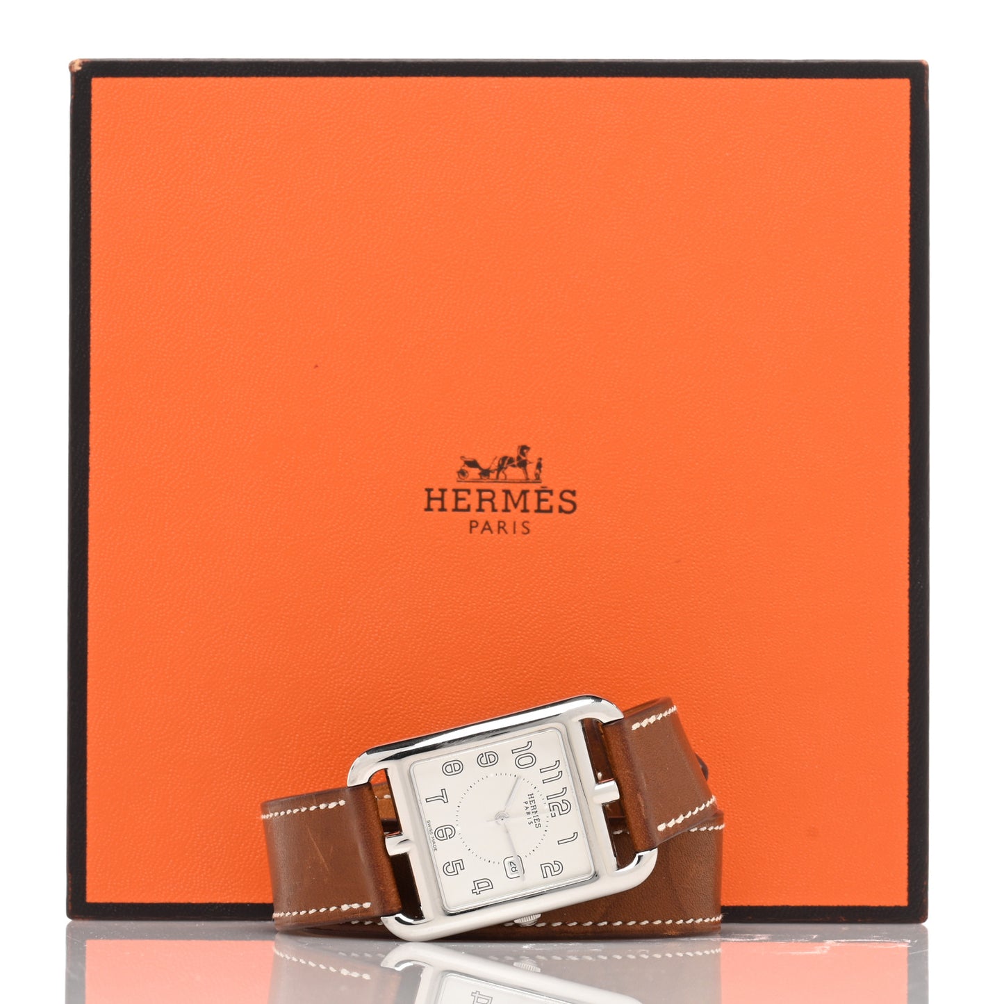 Stainless Steel Barenia 29mm Cape Cod Double Tour Quartz Watch Fauve
