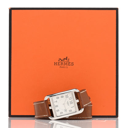 Hermes Stainless Steel Barenia 29mm Cape Cod Double Tour Quartz Watch Fauve 5 of 5
