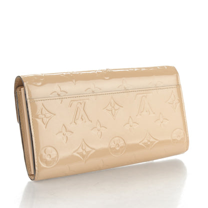 Louis Vuitton Vernis Sarah Wallet NM Dune 3 of 8
